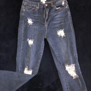 Cute distressed jeans
